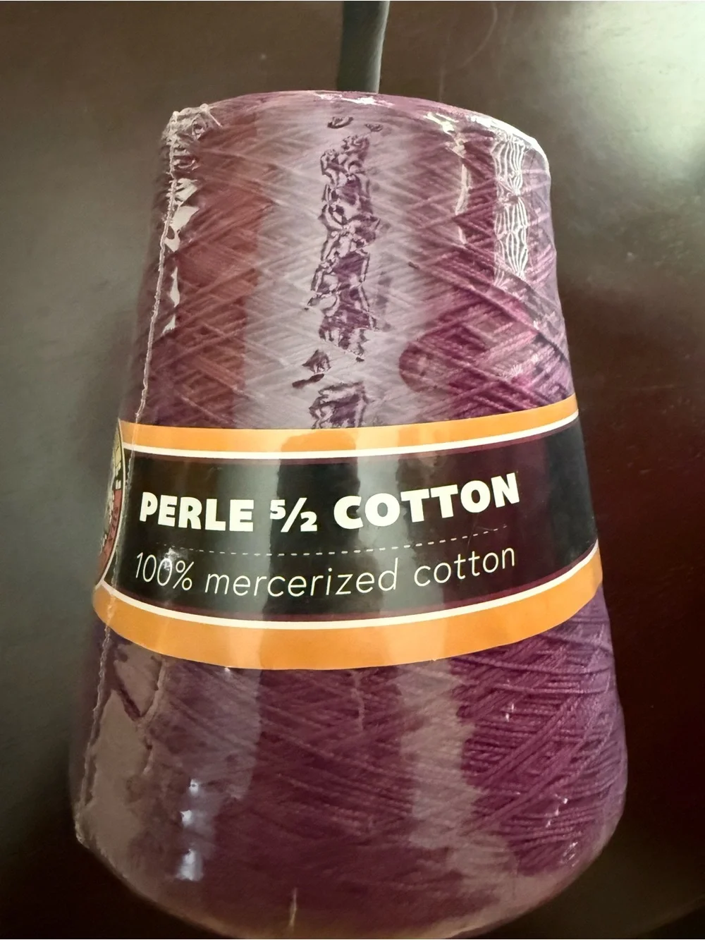 Silk City Fibers Perle 5/2 100% Mercerized Cotton Yarn - Deep Purple/Wineberry